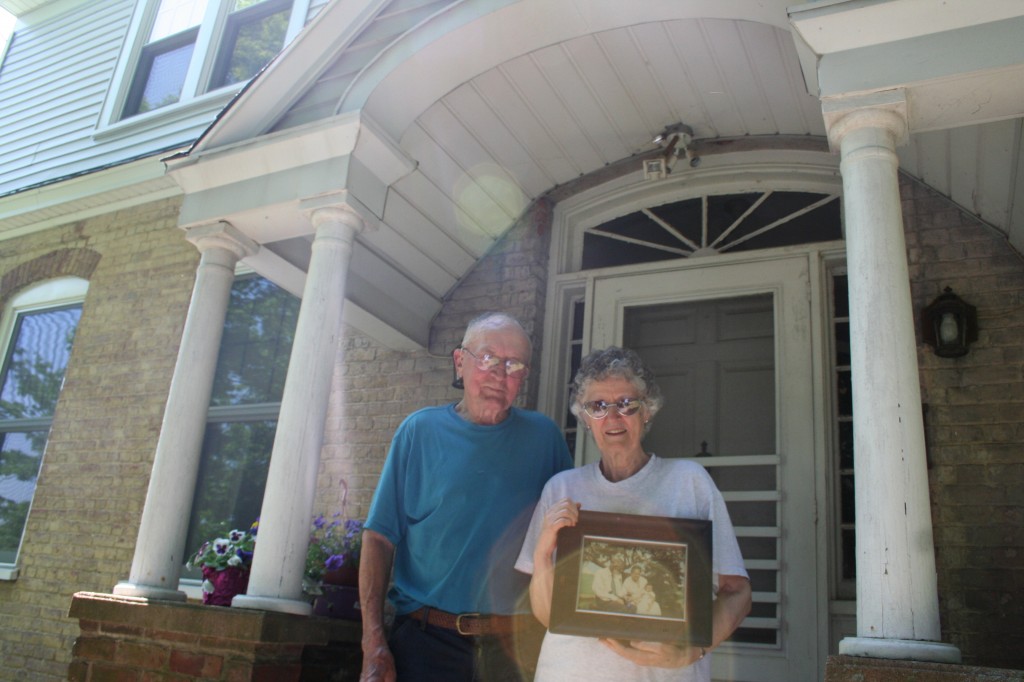Stanley and Betty Wyskiel at their home on Long Hill Road in Middletown, Connecticut. The Wyskiel-Hubbard Farm has deep roots and was designated a Bicentennial Farm by the U.S. Department of Agriculture.